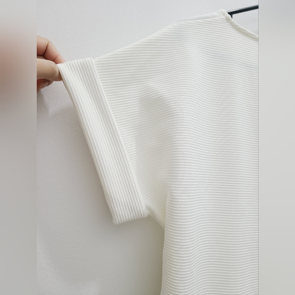 Express Blouse White with Waist Tie Detail - Size S​ - Picture 6 of 6
